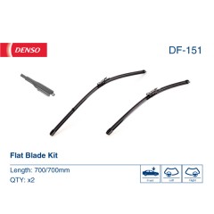 DF-151 DENSO - Комплект склоочисників Flat Blade Kit 700 / 700 мм