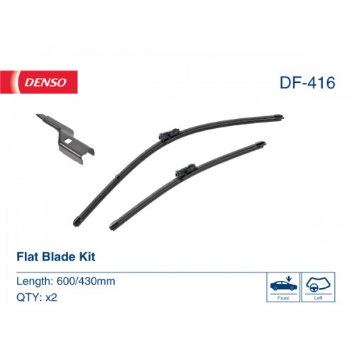 DF-416 DENSO - Комплект склоочисників Flat Blade Kit 600 / 430 мм DF-416