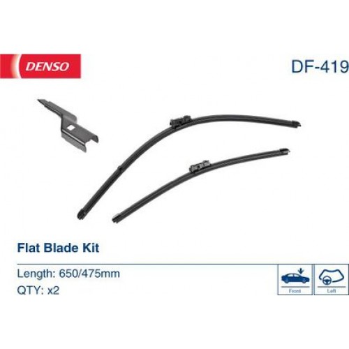 DF-419 DENSO - Комплект склоочисників Flat Blade Kit 650 / 475 мм DF-419