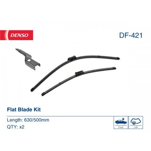 DF-421 DENSO - Комплект склоочисників Flat Blade Kit 630 / 500 мм DF-421
