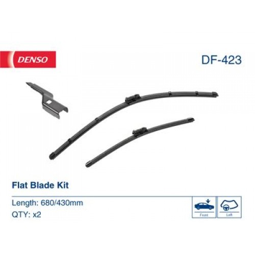 DF-423 DENSO - Комплект склоочисників Flat Blade Kit 680 / 430 мм DF-423