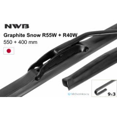 FL400 TRICO Flex Щітка склоочисника, безкаркасна,мультикріплення (400мм)