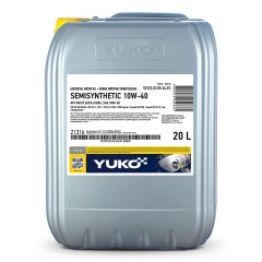 Олива моторна YUKO SEMISYNTHETIC 10W-40 API SN/CF 17,5кг каністра 20л ПЕ