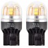 10210X2 BREVIA Лампа світлодіодна Brevia S-Power W21W 330Lm 15x2835SMD 12/24V CANbus, 2шт. 10210X2
