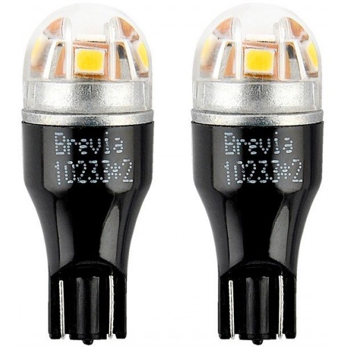 10233X2 BREVIA Лампа світлодіодна Brevia S-Power W16W 180Lm 5x2835SMD 12/24V CANbus, 2шт. 10233X2
