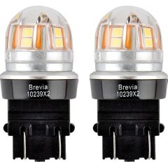 Лампа світлодіодна BREVIA S-Power P27/7W (3157) 330Лм 15x2835SMD 12/24В CANbus 2шт. 10239X2