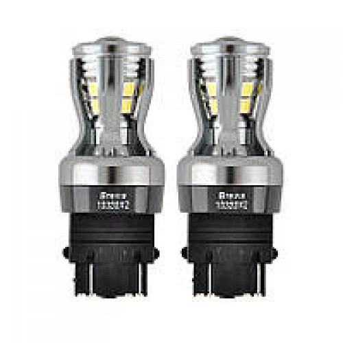 10339X2 BREVIA Лампа світлодіодна Brevia PowerPro P27/7W (3157) 350Lm 14x2835SMD 12/24V CANbus, 2шт. (20/20) 10339X2