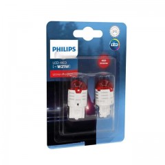 11065U30RB2 (PHILIPS) W21 LED red Ultinon Pro3000 ( blister 2 шт)