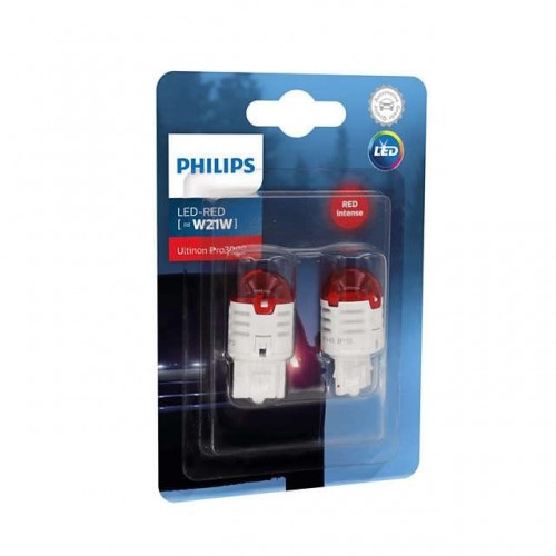 11065U30RB2 (PHILIPS) W21 LED red Ultinon Pro3000 ( blister 2 шт) 11065U30RB2