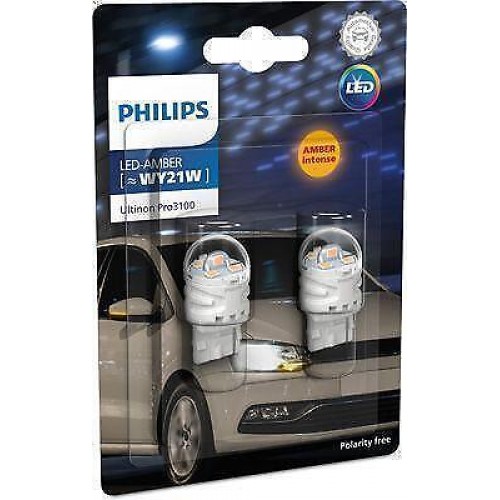 11071AU31B2 (PHILIPS) LED WY21W Ultinon Pro3100 WX3x16d 11071AU31B2