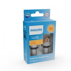 11499AU70X2 (PHILIPS) LED P21/5W amber Ultinon Pro7000 SI 12/24V
