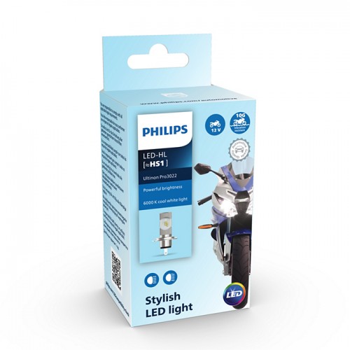 11636U3022X1 (PHILIPS) LED HS1 Ultinon Pro3022 Moto PX43t 11636U3022X1