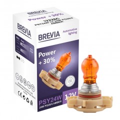 Лампа BREVIA PSY24W 12V 24W PG20/4 АМБЕР Потужність +30% 12226C
