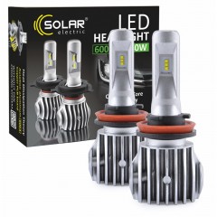 Світлодіодна лампа SOLAR LED H11 CANBUS 12/24V 6500K 6000Lm 50W Cree Chip 8611