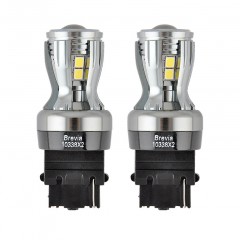 Лампа світлодіодна BREVIA PowerPro P27W (3156) 350Лм 14x2835SMD 12/24V CANbus 10338X2, 2шт.