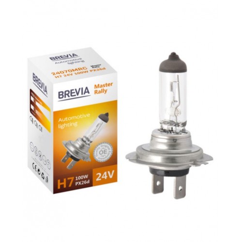 24070MRC BREVIA Автолампа H7 24V 100W PX26d Master Rally CP HALOGEN 24070MRC