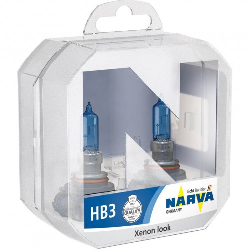 486252100 NARVA Лампа HB3/9005 12V 60W PX20d (2 шт.) RANGE POWER WHITE (4500K) 48625S2