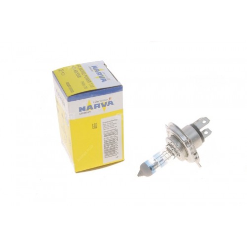 480613000 NARVA Лампа H4 60/55W P43t 12V (+110%) RANGE POWER 110 48061