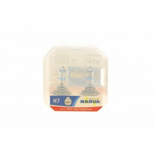 480712100 NARVA Лампа H7 12V 55W PX26d (+150%) (2 шт.) (заміна 48062) RANGE POWER 150 48071