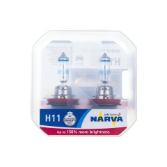Лампа H11 NARVA 12V 55W (+150%) RANGE POWER 150 481012100 (2 шт.)