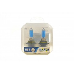 Лампа HB4 NARVA 9006 12V 55W P22d (2 шт.) RANGE POWER WHITE 4500K 486262100
