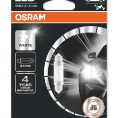 Лампа OSRAM C5W 12V 0,6W SV8.5-8 41 мм 6413DWP-BLI