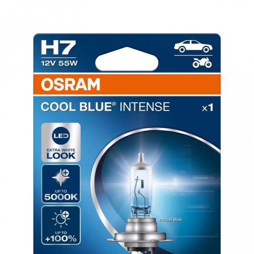 64210CBN-1BL OSRAM Лампа H7 12V 55W PX26d COOL BLUE INTENSE NEXT GEN +100% 64210CBN-1BL