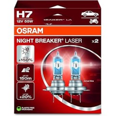 64210NL-2HB OSRAM Лампа H7 12V 55W PX26D Night Breaker Laser +150%