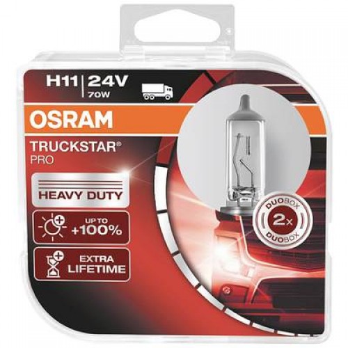 64216TSP-HCB-DUO OSRAM Лампа H11 24V 70W PGJ19-2 TRUCKSTAR PRO 64216TSP-HCB