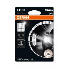 Лампа C5W OSRAM 12V 1W SV8.5-8 31 мм 6438DWP-BLI