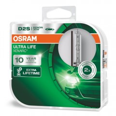 Лампа D2S 35W P32D-2 OSRAM ULTRA LIFE 66240ULT-HCB-DUO