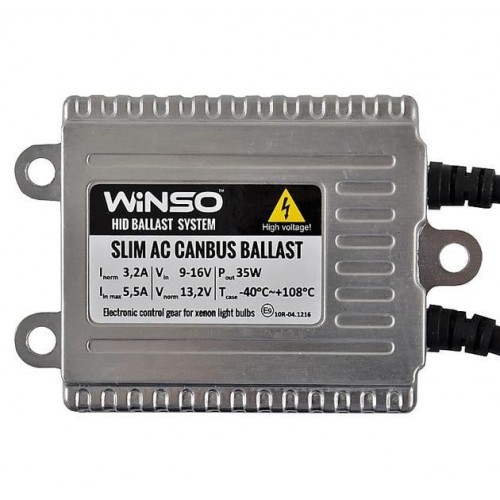 714200 Slim AC CANBUS Ballast, 12V, 35W, KET WINSO XENON 714200