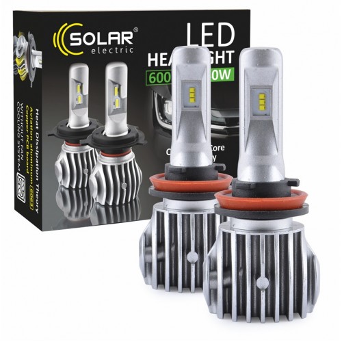 8604 SOLAR LED H4 12/24V 6500K 6000Lm 40W Cree Chip 1860  8604