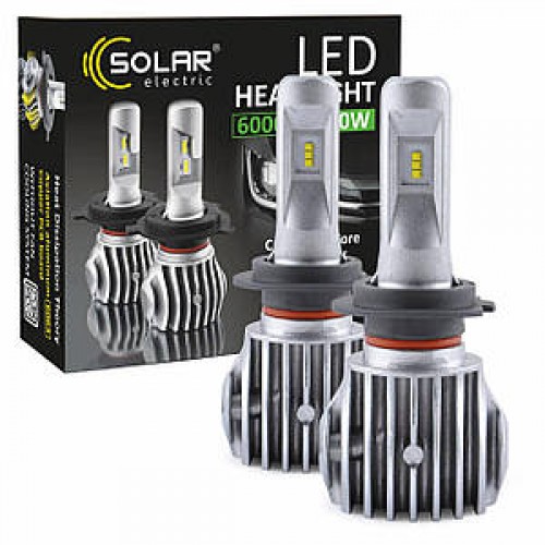 8607 SOLAR LED H7 CANBUS 12/24V 6500K 6000Lm 40W Cree Chip 1860  8607