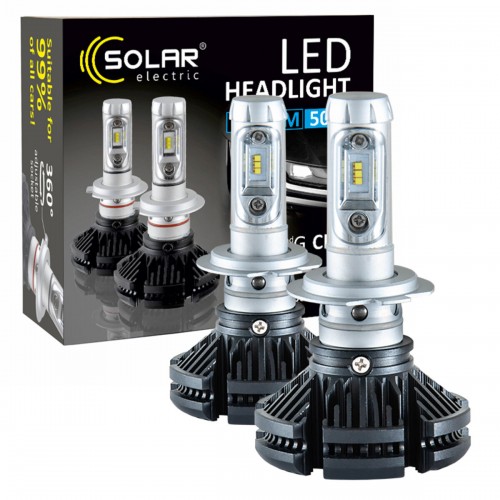 8807 SOLAR LED H7 12/24V 6000Lm 50W ZES Chip  8807