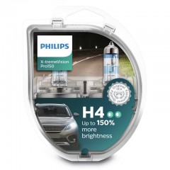 Автолампа Philips H4 12342XVPS2 X-tremeVision Pro150 +150% 12V 60/55W (P43t-38) S2 (блістер)