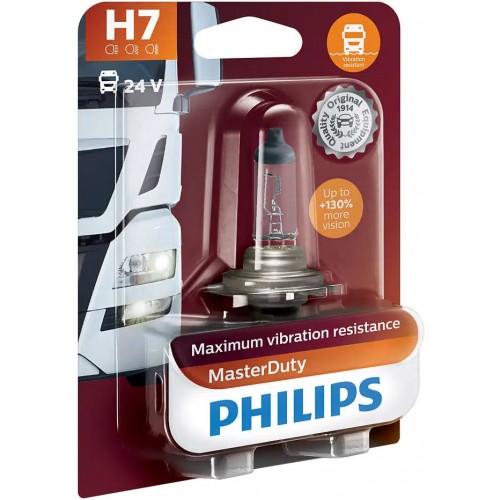 Автолампа Philips H7 13972 MD 24V 70W (PX26d) В1 (блістер 13972MDB1