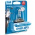 Автолампа Philips Н4/W5W 12342 WVU 12V WhiteVision ultra +60% (4200K) (блістер) 12342WVUSM