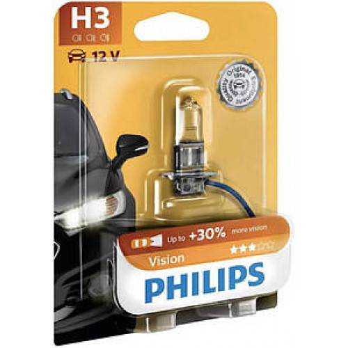 Автолампа Philips PR12336-B H3 12V 55W (PK22s) (блістер) 12336PRB1