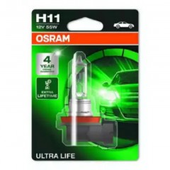 Лампа H11 OSRAM 12V 55W PGJ19-2 ULTRA LIFE 64211ULT-BLI