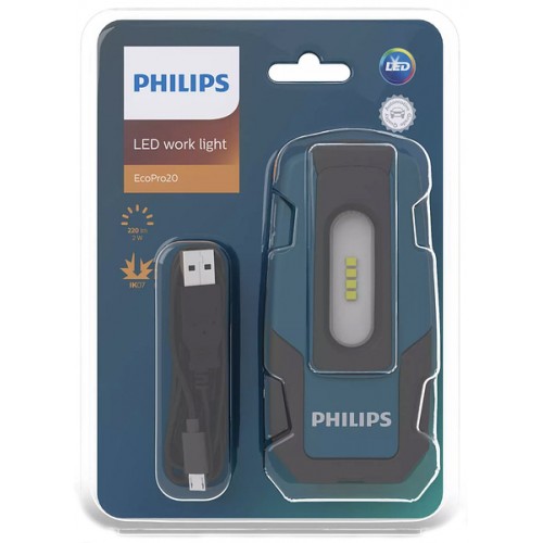Ліхтар Philips EcoPro20 LED lamp RC320 3.7V B1 RC320B1