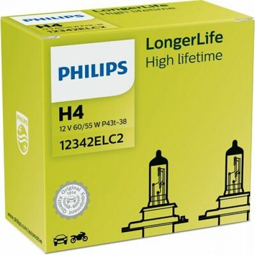 12342ELC2 (PHILIPS) H4 LongerLife 12342ELC2