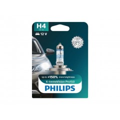 12342XVPB1 (PHILIPS) H4 X-tremeVision Pro150 +150% B1 12V 60/55W P43t-38