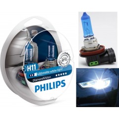 12362DVS2 (PHILIPS) H11 Diamond Vision 12V 55W PGJ19-2 SP 2 pc.