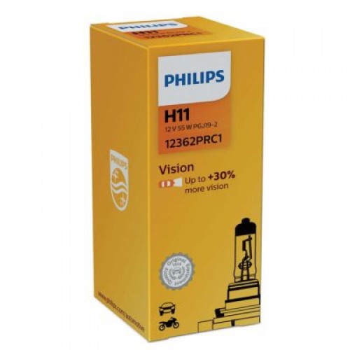 12362PRC1 (PHILIPS) H11 Vision 12V 55W PGJ19-2 12362PRC1