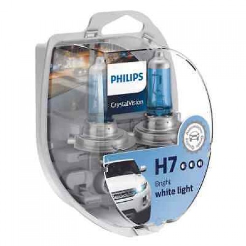 12972CVSM (PHILIPS) H7 Cristal Vision + 2x W5W 12V 55W PX26d 12972CVSM