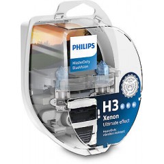 13336MDBVS2 (PHILIPS) H3 MasterDuty BlueVision 24V 70W PK22s Set 2 pc.