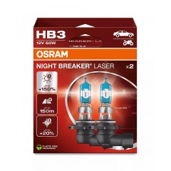 Лампа HB3 OSRAM NIGHT BREAKER LASER 60W 12V P20D +150% 9005NL-2HB