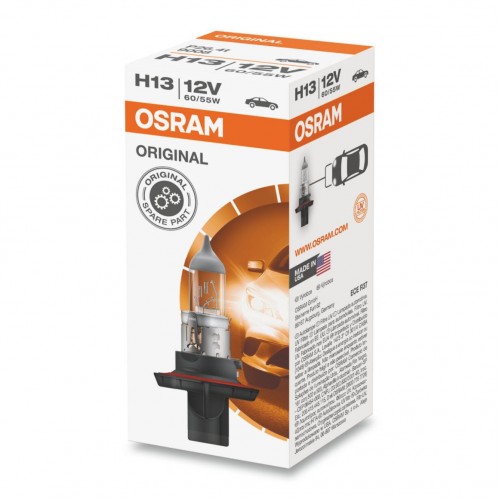 9008-FS OSRAM Лампа H13 60/55W 12V P26,4T ORIGINAL 9008