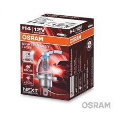 Лампа H4 12V 60/55W P43T NIGHT BREAKER LASER +150% OSRAM 64193NL-2HB